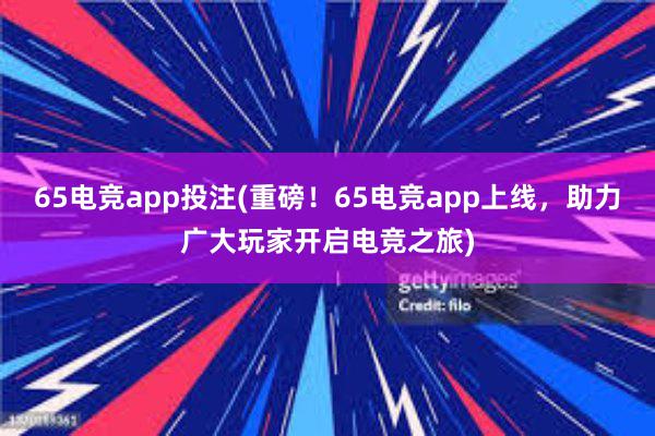 65电竞app投注(重磅！65电竞app上线，助力广大玩家开启电竞之旅)