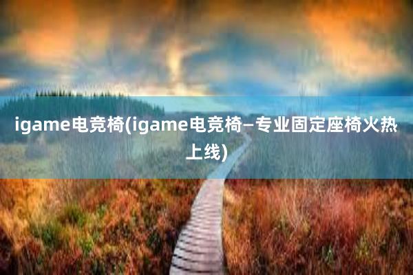 igame电竞椅(igame电竞椅—专业固定座椅火热上线)